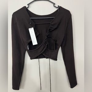 Zara cut out top